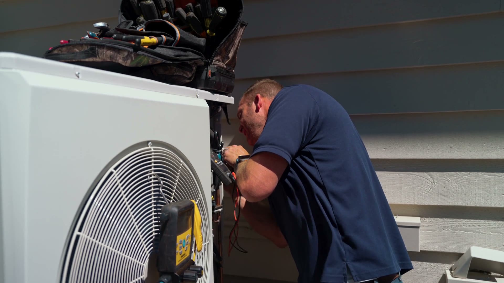 Brewer HVAC technician service work