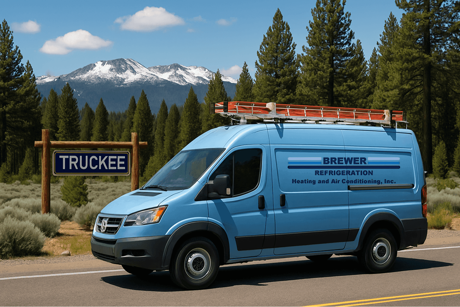 brewer hvac service van truckee